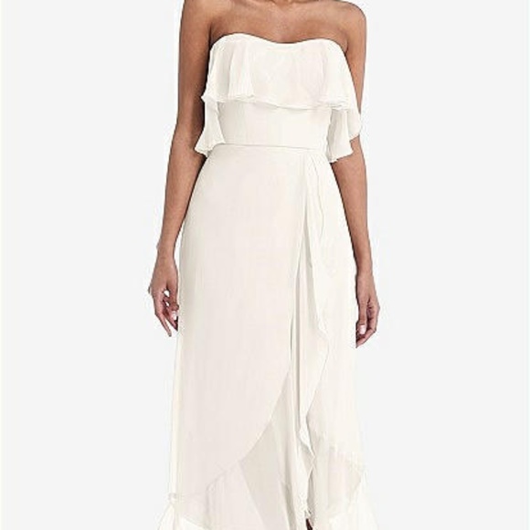 Dessy Group Ivory Bridesmaid Dress 22W - Picture 1 of 5
